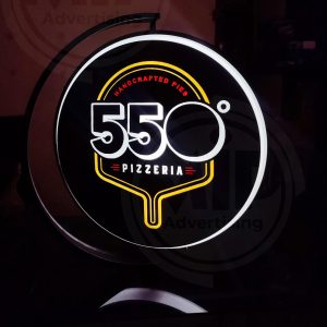 Rotating LED Light Box Sign – Double-Sided (FREE SHIPPING)